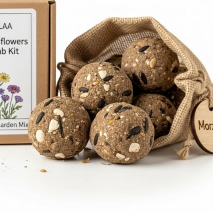 Zorveza Native Wildflower Seed Bomb Kit | USA Pollinator Garden Mix