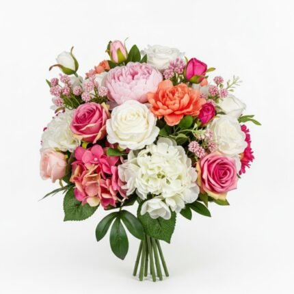 Realistic Plastic Flowers | Lifelike Artificial Floral Bouquet Home Decor