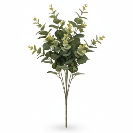 Zorveza Artificial Eucalyptus Stems | Faux Greenery Table Centerpiece Decor